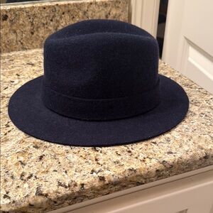 Elegant Dark Blue Fedora Hat